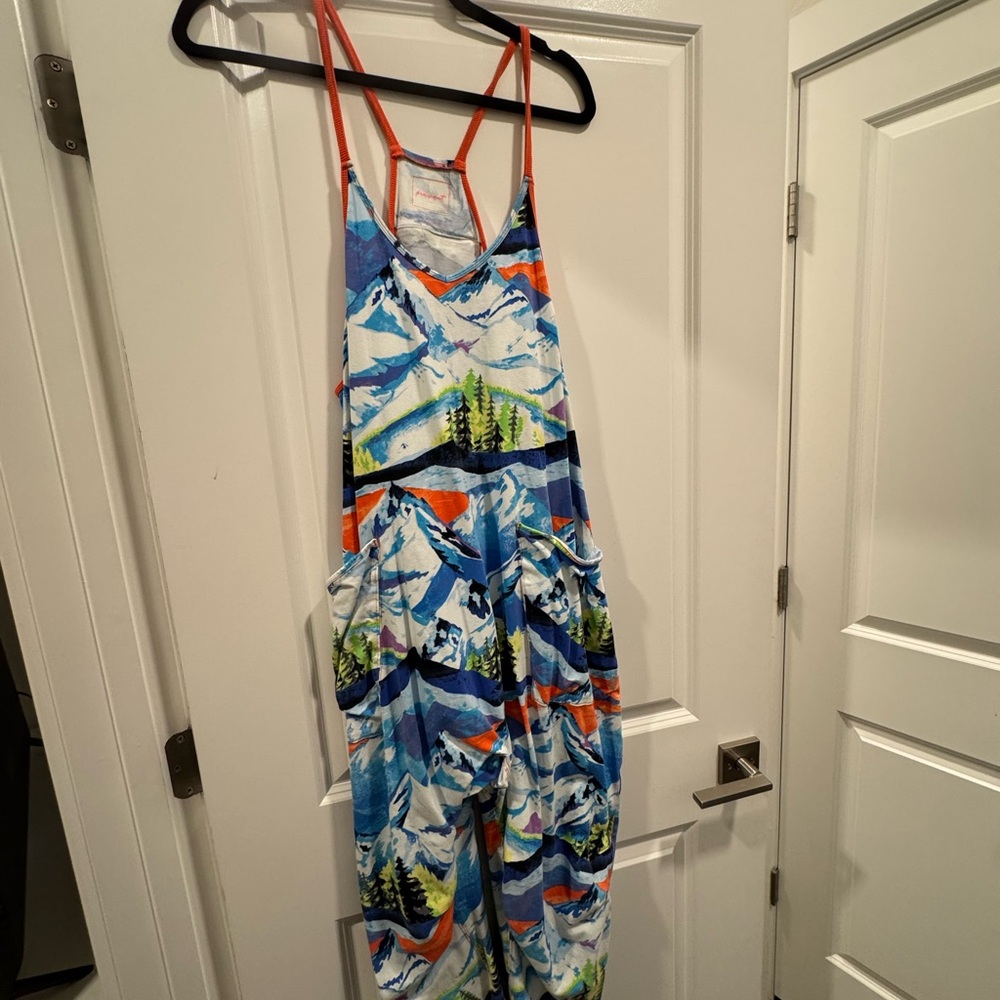 Free People Ski Patterned Hot Shot Onesie
